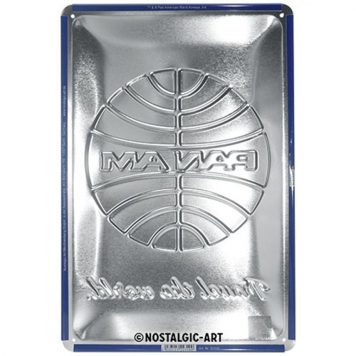 Blechschild Panam Logo 3